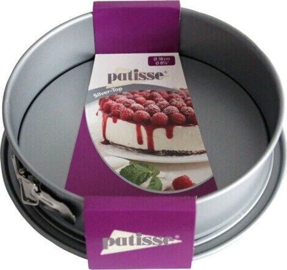 Patisse Tortownica z rantem 18 cm Patisse Silver Top uniwersalny