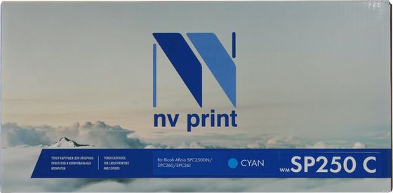 Картридж лазерный NVPrint SPC250EC для Ricoh Aficio SPC250DN/SPC260/SPC261, Cyan, (1600k)