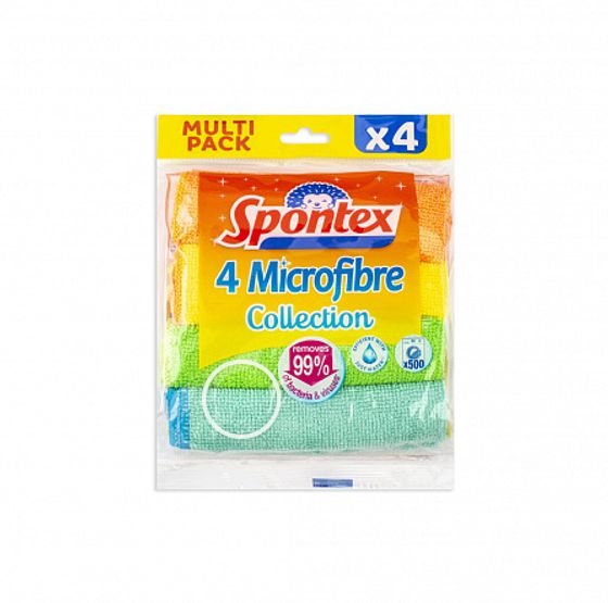 Салфетка MICROFIBRE4 30х30см 4шт