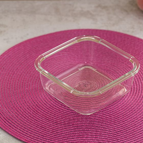 Контейнер ПЮРБОКС АКТИВ НЕОН РОЗОВЫЙ 760мл квадратный