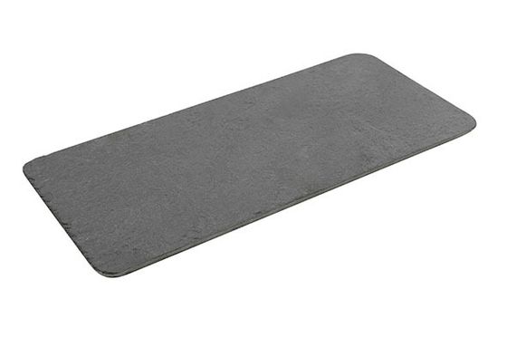 Slate tray round corner 15x30x0.5cm