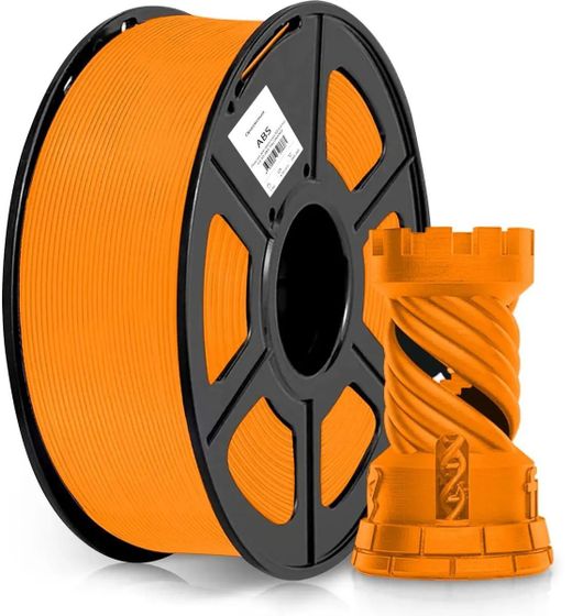 Пластик для принтера 3D Cactus CS-3D-ABS-1KG-ORANGE ABS d1.75мм 1кг L386м 1цв.