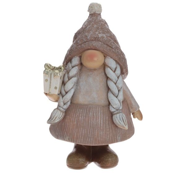 Фигурка декоративная &quot;Гном&quot;, L10 W7,5 H14,5 см, 2в.