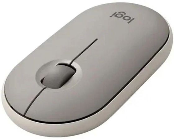Мышь Logitech Pebble M350 серый оптическая беспров. (1000dpi) BT (910-006653)