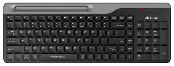 Клавиатура A4Tech Fstyler FBK25 беспров. черный/серый BT/Radio