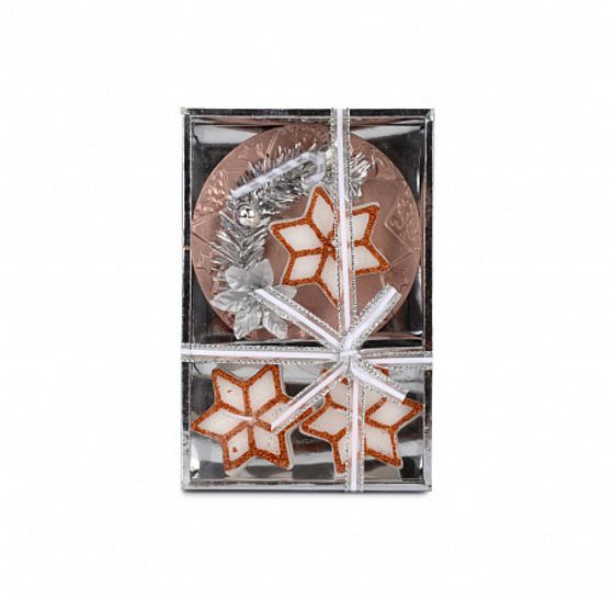 Набор новогодний 2 шт свечисухоцветы АПЕЛЬСИН