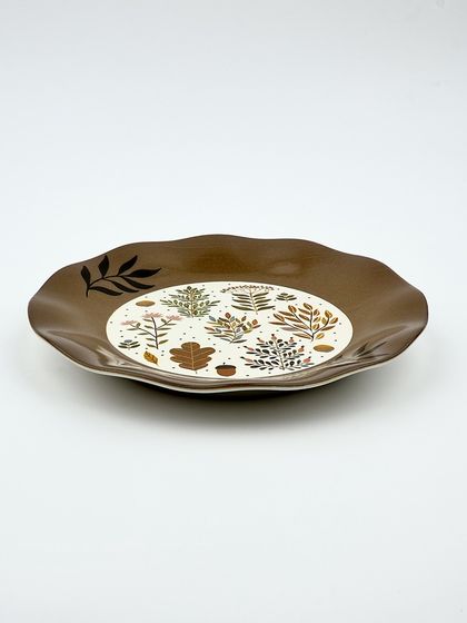 Тарелка керамическая плоская «Флора», 21.5 см, Dolce Ceramo