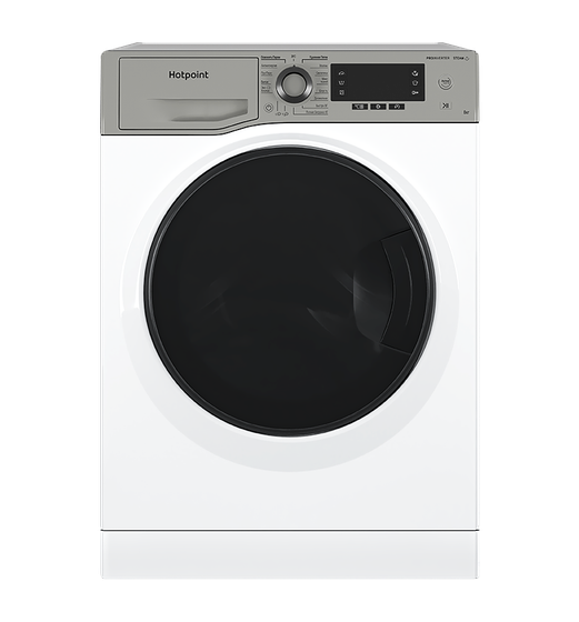 Стиральная машина Hotpoint NSD 8249 UD AVE RU белый, 8кг, 1200об/мин