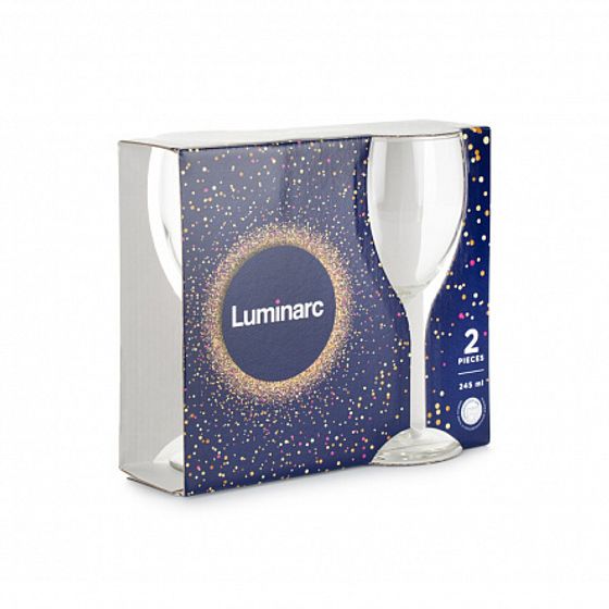 Набор бокалов для вина ЭЛЕГАНС 2шт 245мл