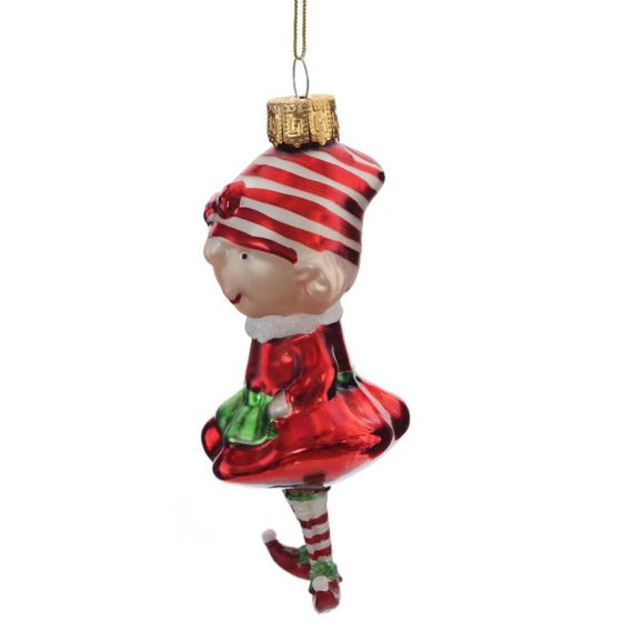 Украшение новогоднее "Эльф", L6 W6 H14 см, 1 штука, дизайн микс