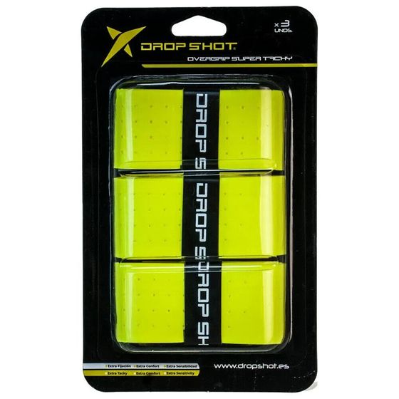 DROP SHOT Super Tacky Padel Overgrip 3 units