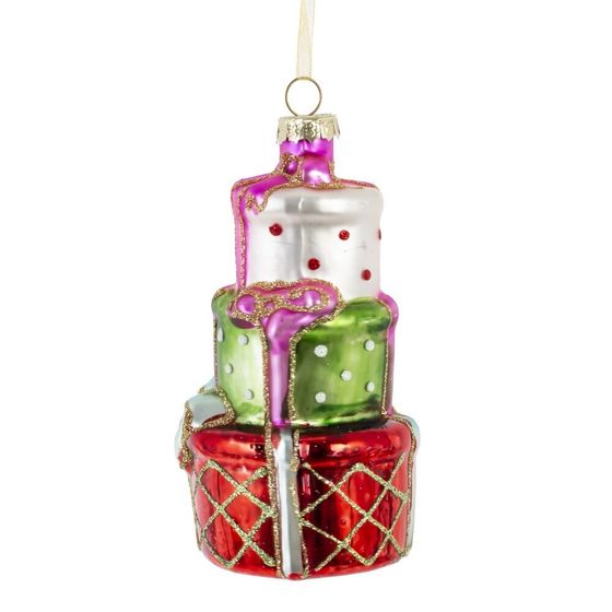 Украшение новогоднее "Подарки", L6 W6 H13 см