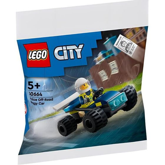 Подарочный набор LEGO серии высокоскоростной полицейский внедорожник модульный набор строительных блоков 35 шт. 30664