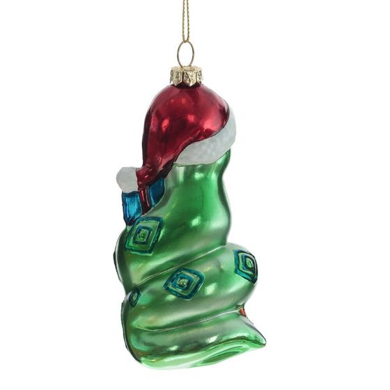 Украшение новогоднее &quot;Змея&quot;(цена  за один вид), L6 W6 H13,5 см, 4в.