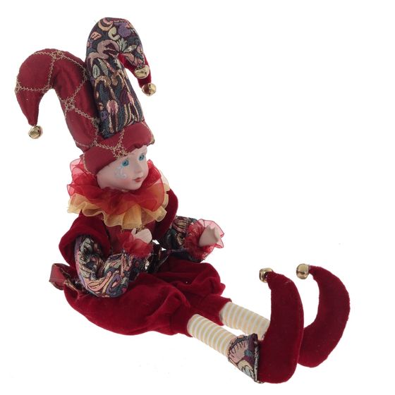 Игрушка набивная &quot;Клоун&quot; (муз, движ), L14 W10 H46 см (полка 22 см.)