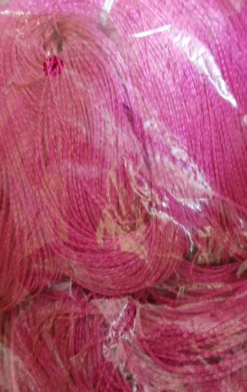 !09 Нитяная занавеска цвет пурпурный (90x260)