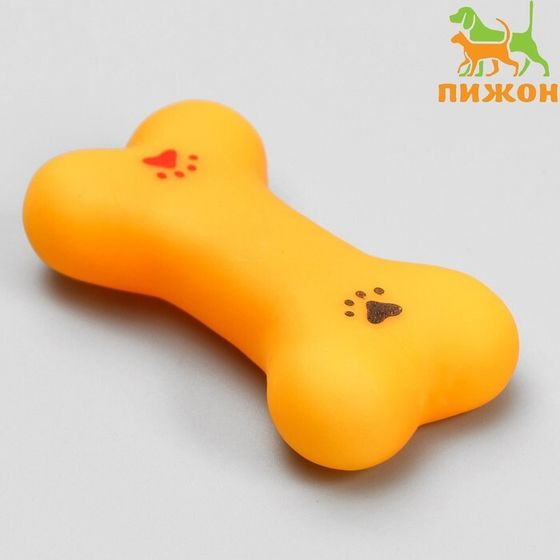 Игрушка пищащая малая &quot;Косточка с лапками&quot; для собак, 8,5 см