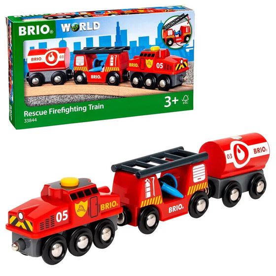 BRIO Rescue Firefighting Train (33844)