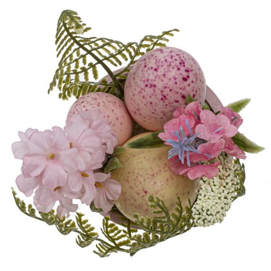 Цветочная композиция &quot;Пасхальная&quot;, L8,5 W8,5 H16 см, 2в.