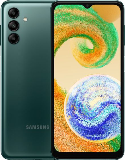 Смартфон Samsung Galaxy A04S 3/32Gb зеленый (SM-A047FZGDAFC)