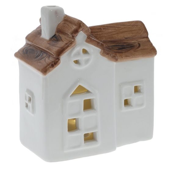 Изделие декоративное "Домик" с подсветкой (LR44x2), L10 W6 H12 см, 2в.