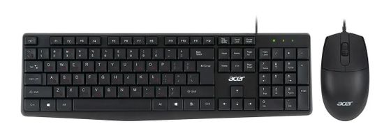 Клавиатура+мышь Acer OMW141 проводной черный (ZL.MCEEE.01M)