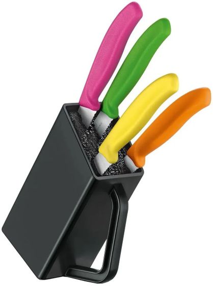 Набор ножей Victorinox Swiss classic (6.7126.4) 4шт на подставке ассорти
