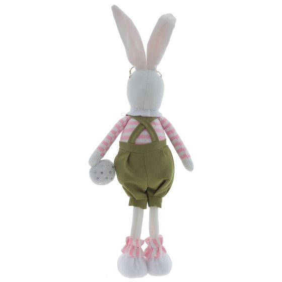 Игрушка набивная &quot;Заяц/Зайка&quot;, L12 W7,5 H42/33 см, 2в.