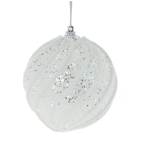 Набор из 3шт Украшение новогоднее "Шар", D 8 см, L23,5 W8 H8 см