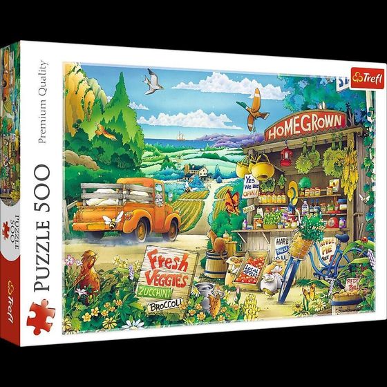Trefl Puzzle 500 Утро в деревне