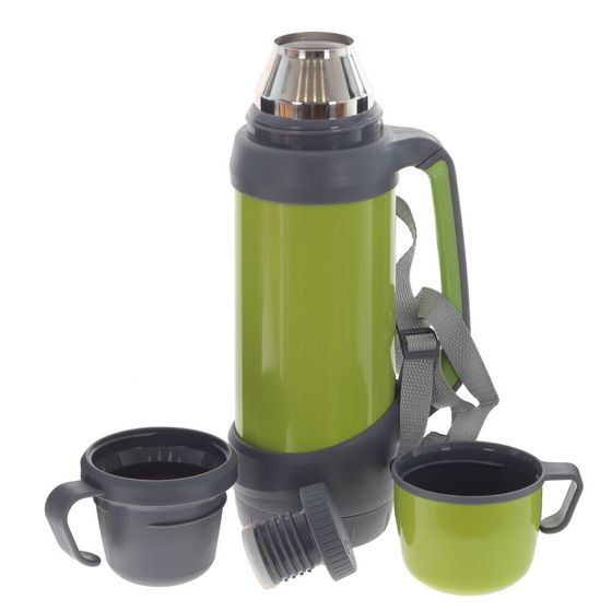 Термос, 1200 мл, L13 W10 H33 см, дизайн микс