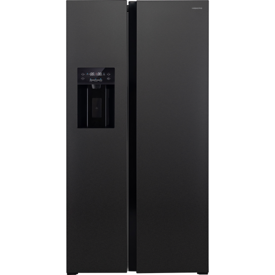 Холодильник Hiberg RFS-650DX NFB inverter, графитовый (Side-by-Side)