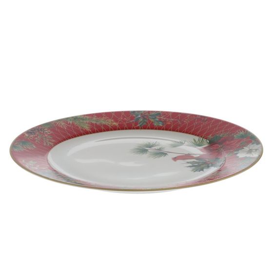 Блюдо &quot;Рождественский Вальс&quot;, L27 W27 H1,5 см