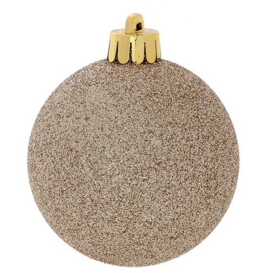 Набор из 6шт Украшение новогоднее &quot;Шар&quot;, D 6 см, L6 W6 H7 см