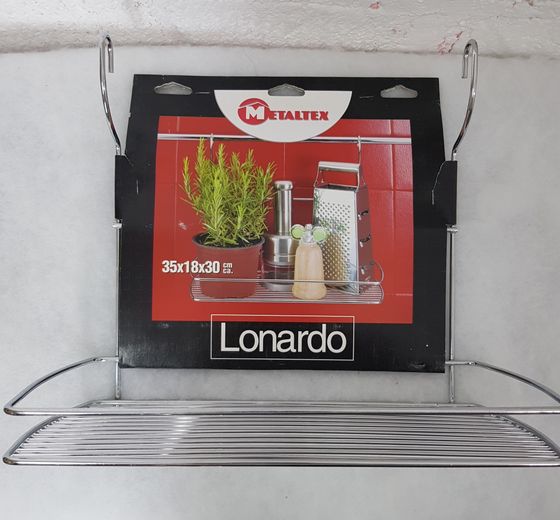 !Полка большая Lonardo 35*18*30 см. Metaltex, Италия