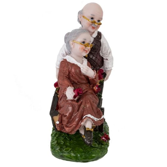 Фигурка декоративная &quot;Бабушка с дедушкой&quot;, L12 W7 H16 см