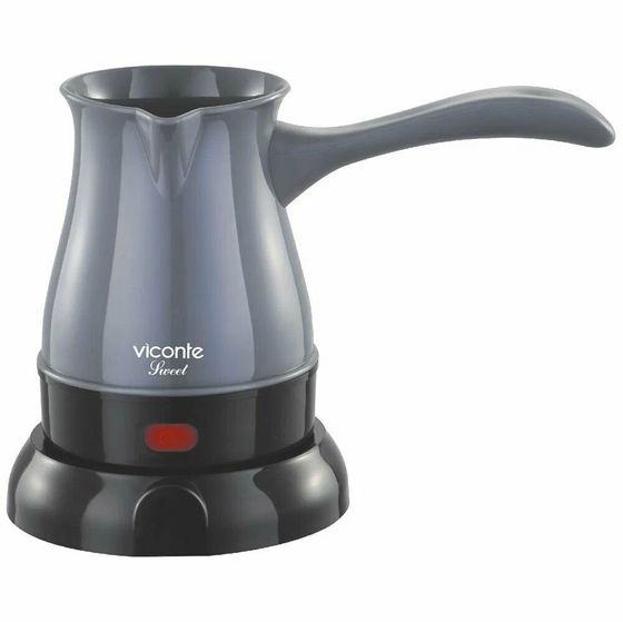Турка электрическая Viconte VC-0330 600Вт серый/черный