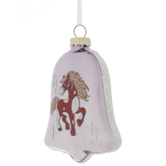 Украшение новогоднее &quot;Колокольчик с лошадкой&quot;, L8 W2,5 H11 см