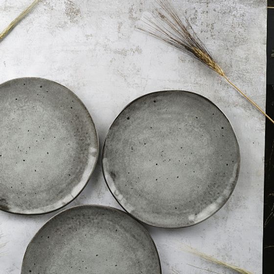 Тарелка обеденная STONE DARK 26см