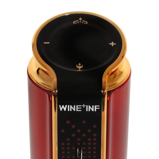 Электронный Винный Аэратор с Вакуумником (красный), L6 W13,2 H15,6 см