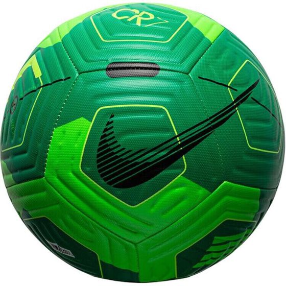 Nike CR7 Series Size 5 Ball Soccer Rubber Machine Stitched Soccer Ball Unisex Green