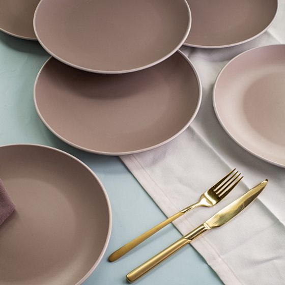 Тарелка обеденная SCANDY CAPPUCCINO 24см