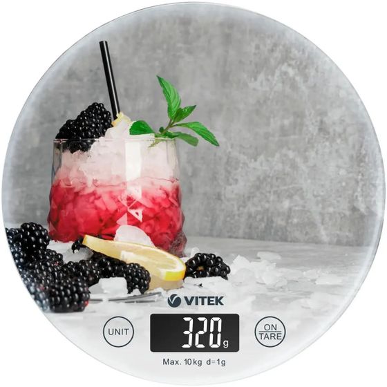 Весы кухонные Vitek Harmony VT-8025 10кг рисунок
