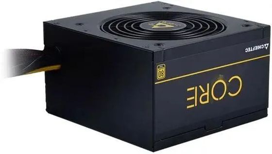Блок питания 500W ATX Chieftec CORE BBS-500S-Bulk 12cm fan 20+4pin (4+4pin) 4xSATA 3xMolex 1xFDD