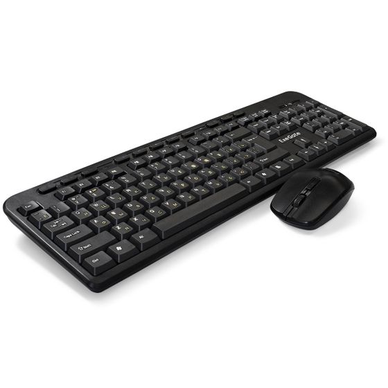 Клавиатура+мышь Exegate EX286220RUS Exegate Professional Standard Combo MK240 беспроводной черный