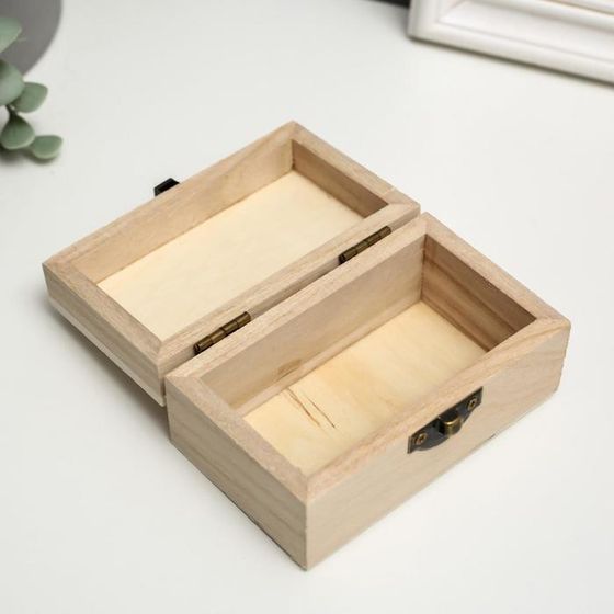 !09 Шкатулка дерево для росписи HOME 6х10х5 см.