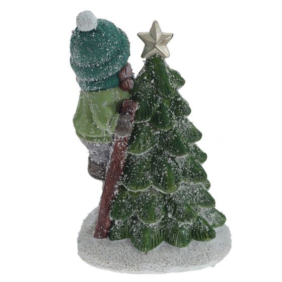 Фигурка декоративная &quot;Ребёнок&quot; с подсвет (LR44x2, н/п), L8 W7 H13 см, 2в.