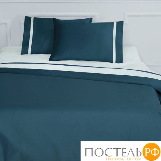 NT2Y921PET2 Комплект постельного белья Tivolyo Home COVERS тёмно-изумрудный, Евро