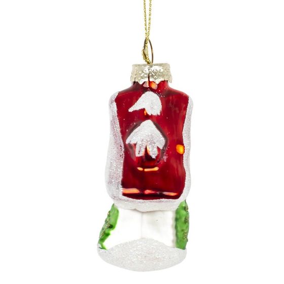 Украшение новогоднее "Домик", L4 W3 H9 см