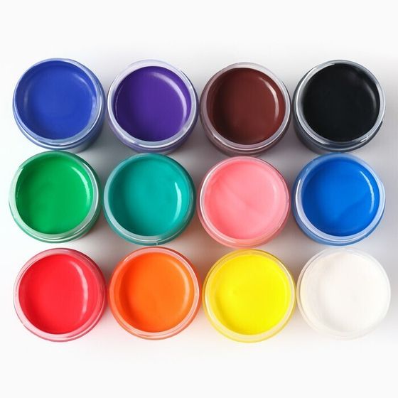 !Набор для творчества - 2 предмета -Гуашь 12 цветов по 10 мл «Единорог», Минни Маус + Мелки цветные Calligrata, в наборе 9 штук, квадратные